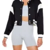 Women Active Colorblock Bomber Jacket