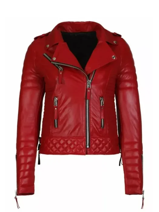 Women Genuine Lambskin Leather Jacket