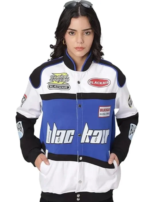 Women's BE SAVAGE Racing Zipper Jacket