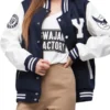 Womens Yonsei University Letterman Varsity Jacket