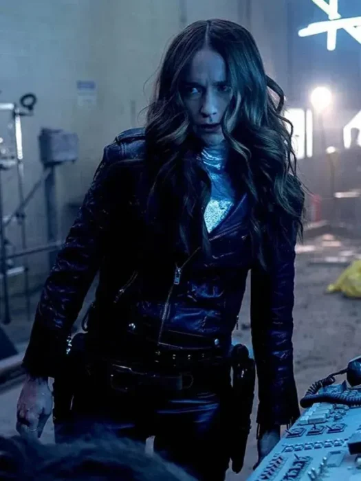 Wynonna Earp Melanie Scrofano Black Jacket