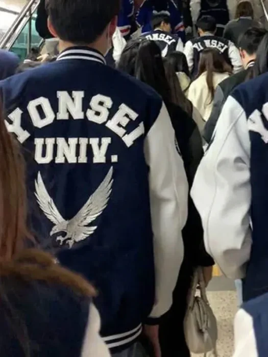 Yonsei University Letterman Varsity Jacket Cover