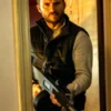 Alarum 2025 Scott Eastwood Black Vest