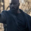 Alarum Mike Colter Black Wool Coat