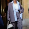 American Singer Selena Gomez Grey Blazer