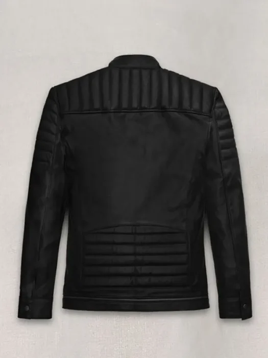 Andrew Tate Leather Jacket Back