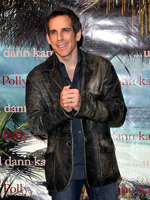 Ben Stiller Leather Blazer