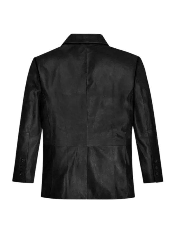 Ben Stiller Leather Blazer Back