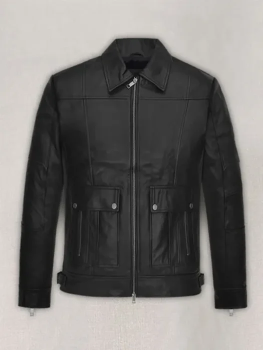 Black Jungkook Leather Jacket