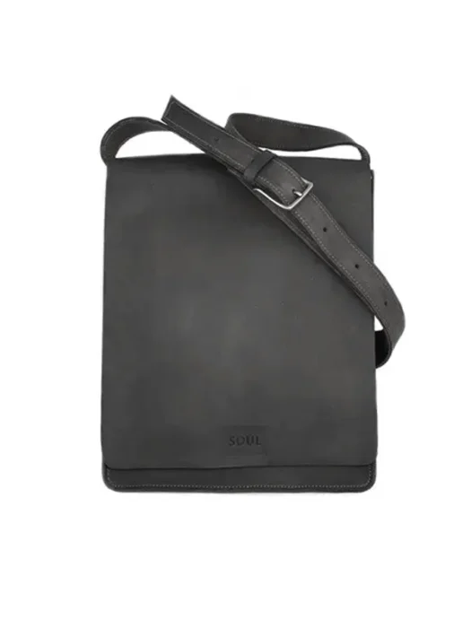 Black Simple Man Bag