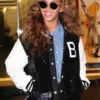 Bow Down Beyonce Sequin Black & White Jacket