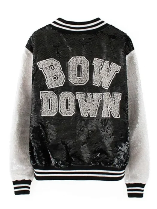 Bow Down Beyonce Sequin Jacket Back