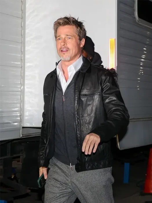 Brad Pitt Black Jacket