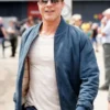 Brad Pitt F1 Blue Bomber Jacket