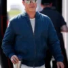 Brad Pitt F1 Blue Bomber Leather Jacket