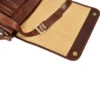 Brown Leather Messenger Bag