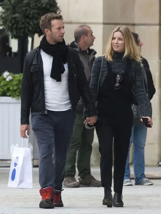 Chris Martin Leather Jacket - Black