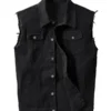 Chris Pratt The Electric State Black Cotton Vest