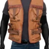 Crocodile Dundee Michael Dundee Tan Brown Vest