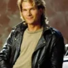 Dirty Dancing Patrick Swayze Biker Leather Jacket