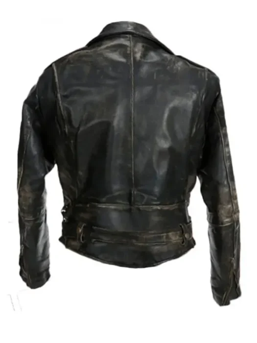 Dirty Dancing Patrick Swayze Biker Leather Jacket Back