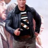 Dwayne Johnson Black Leather Jacket - Jumanji