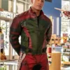 Dwayne Johnson Red One Leather Jacket