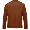 Floyd Mayweather Brown Leather Blazer