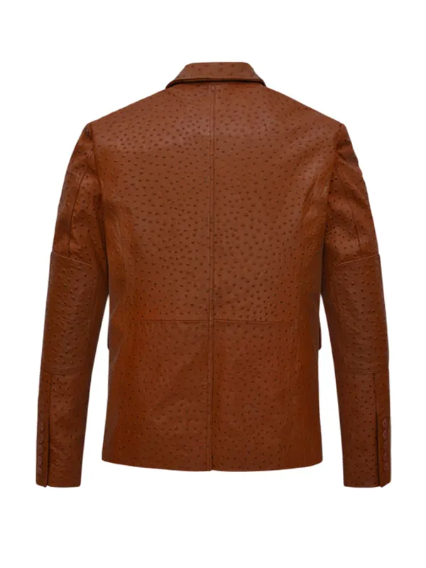 Floyd Mayweather Brown Leather Blazer