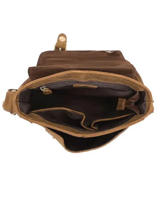 Genuine Leather Shoulder & Crossbody Bag Inside