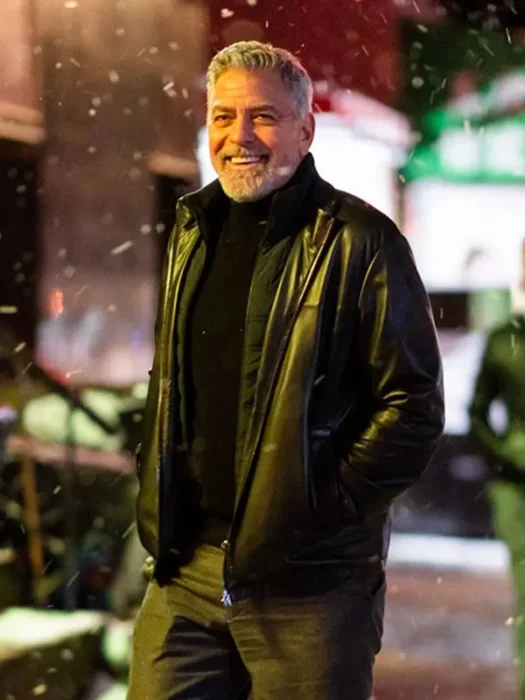 George Clooney Leather jacket