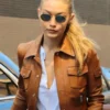 Gigi Hadid Leather Jacket