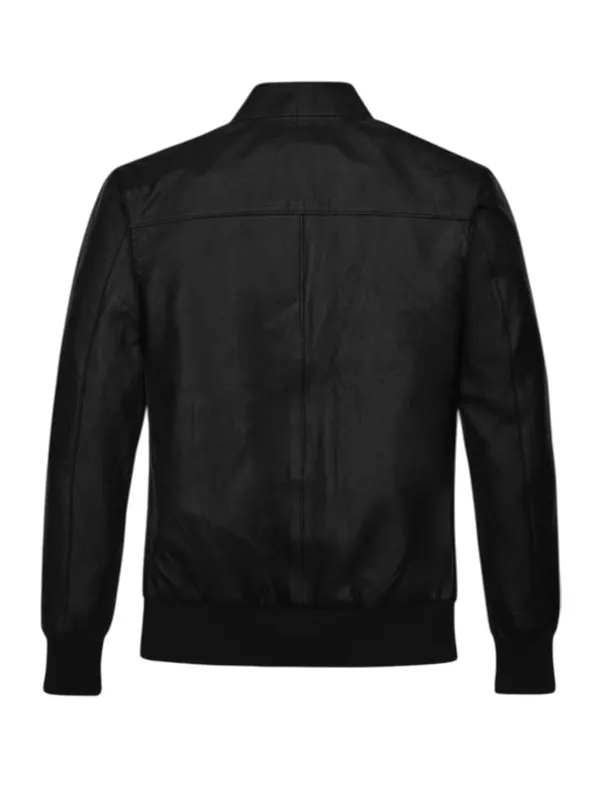 Hugh Jackman Leather Jacket Back