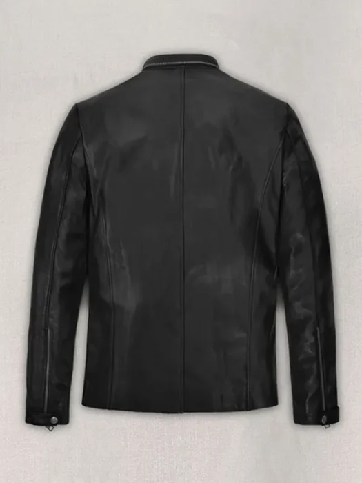 Ian Somerhalder Leather Jacket Back