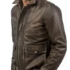 Indiana Jones Harrison Ford Brown Leather Jacket