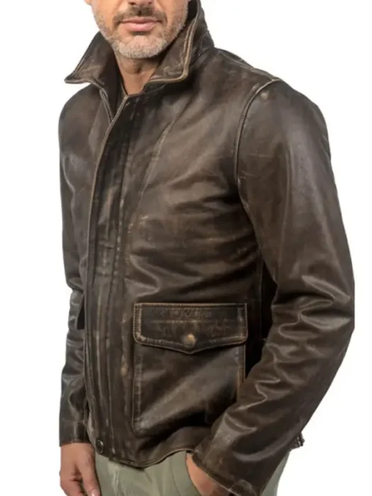 Indiana Jones Harrison Ford Brown Leather Jacket