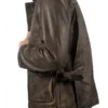 Indiana Jones Harrison Ford Brown Leather Jacket side look