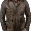 Indiana Jones Harrison Ford Leather Brown Jacket