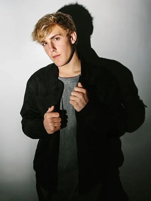 Jake Paul Black Leather Jacket