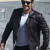 James Franco Black Leather Jacket