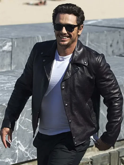 James Franco Black Leather Jacket