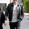 Jeff Goldblum Leather Black Jacket