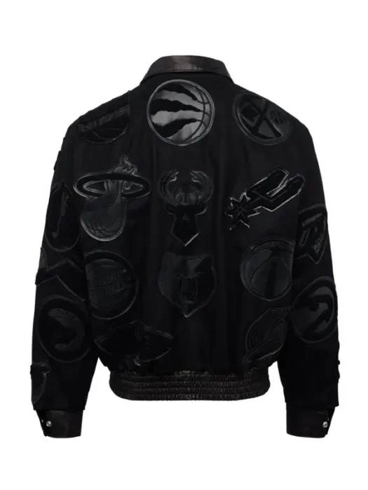 Jeff Hamilton x NBA Collage jacket Back