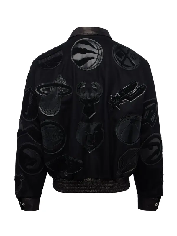 Jeff Hamilton x NBA Collage jacket Back