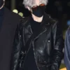 Jimin Black Leather Jacket