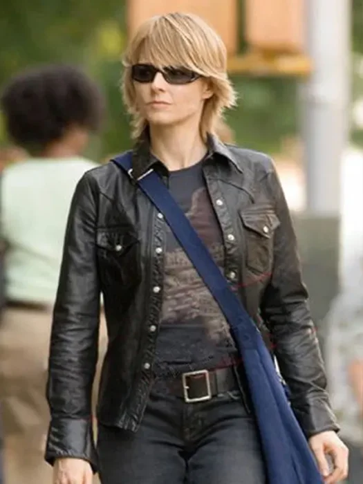 Jodie Foster The Brave One Leather Shirt