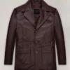 Johnny Depp Donnie Brasco Leather Blazer