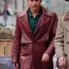 Johnny Depp Donnie Brasco Marron Leather Blazer