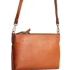 Josie Leather Crossbody Tan Bag