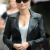 Julia Roberts Black Leather Jacket